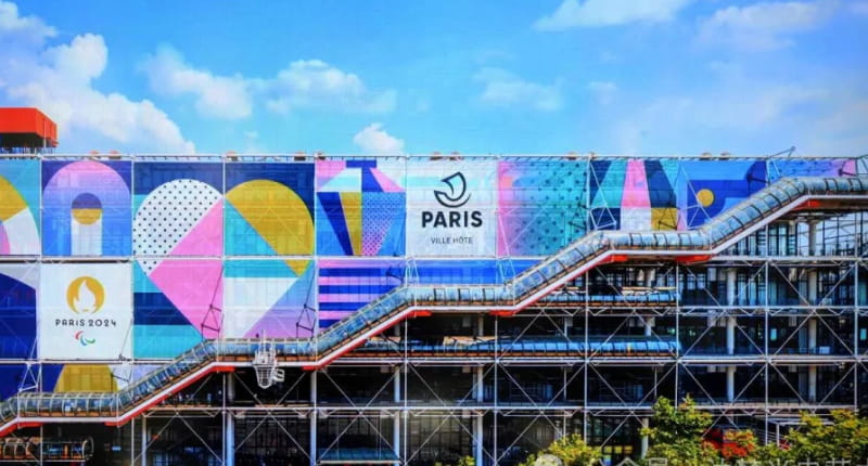 La puissance de l'écran LED de la Chine, brille aux Jeux olympiques de Paris 8