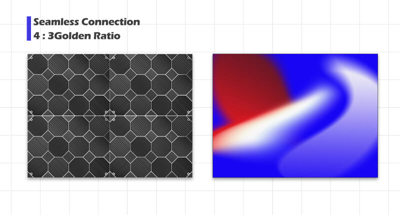 tela led colorida fixa interna econômica 4k